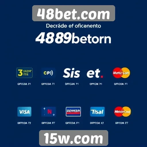 Opções de pagamento oferecidas pelo 48bet.com